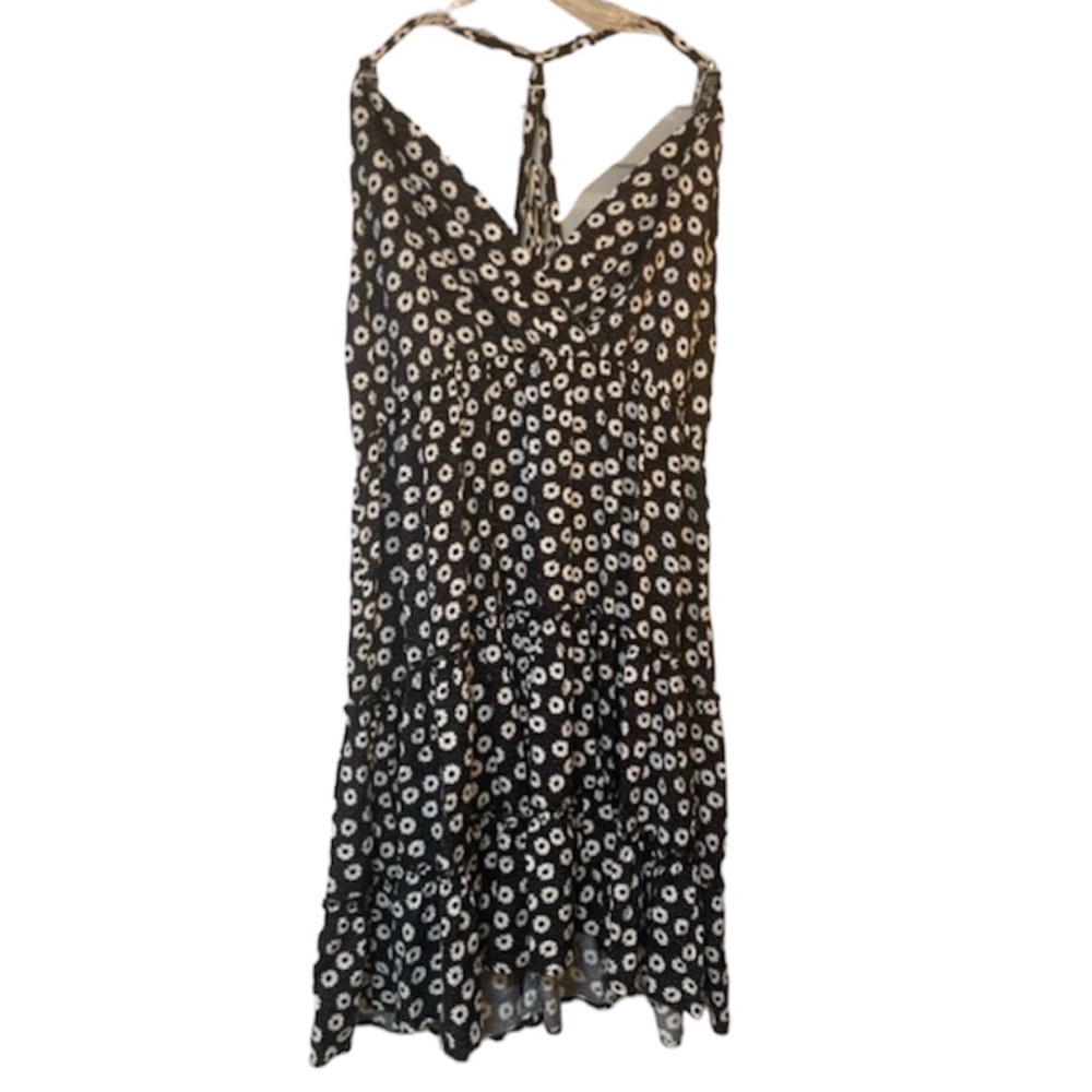 NWT: Maurice’s Floral Tiered Macrame Back Skater Dress Size 0X - Picture 2 of 7